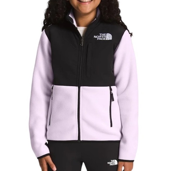 The North Face Teen Denali Lavender Fog Fleece Jacket - Picture 12 of 14